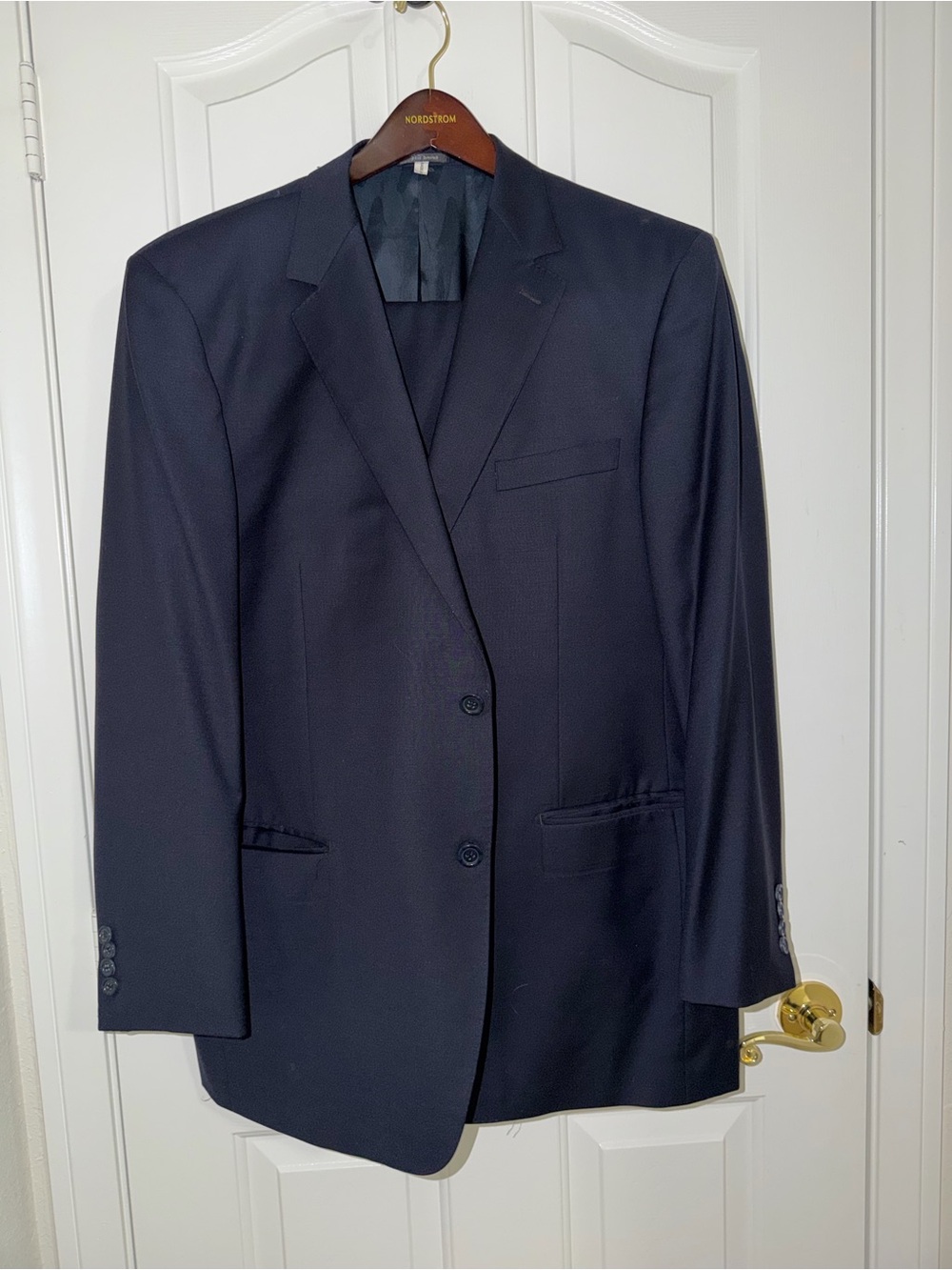 Men's beautiful Navy Two-Button Suit Jacket - Classic Tailored Blazer